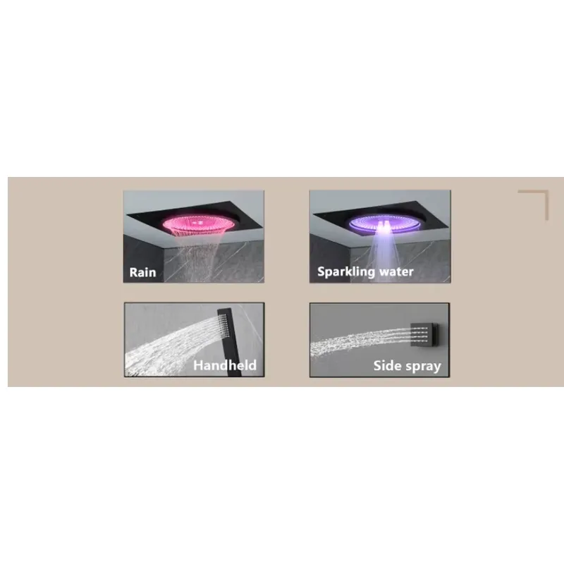 Smart LED Shower Set Bathroom  - đánh giá và giá Spa&Wellness Earth City Шелепиха