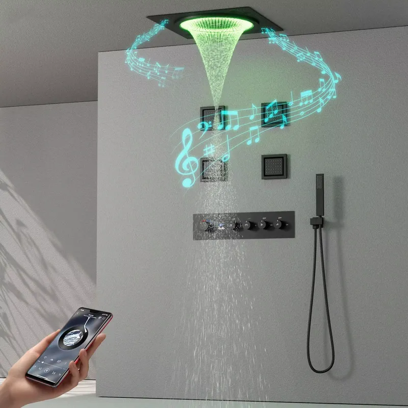 Smart LED Shower Set Bathroom  - đánh giá và giá Spa&Wellness Earth City Шелепиха