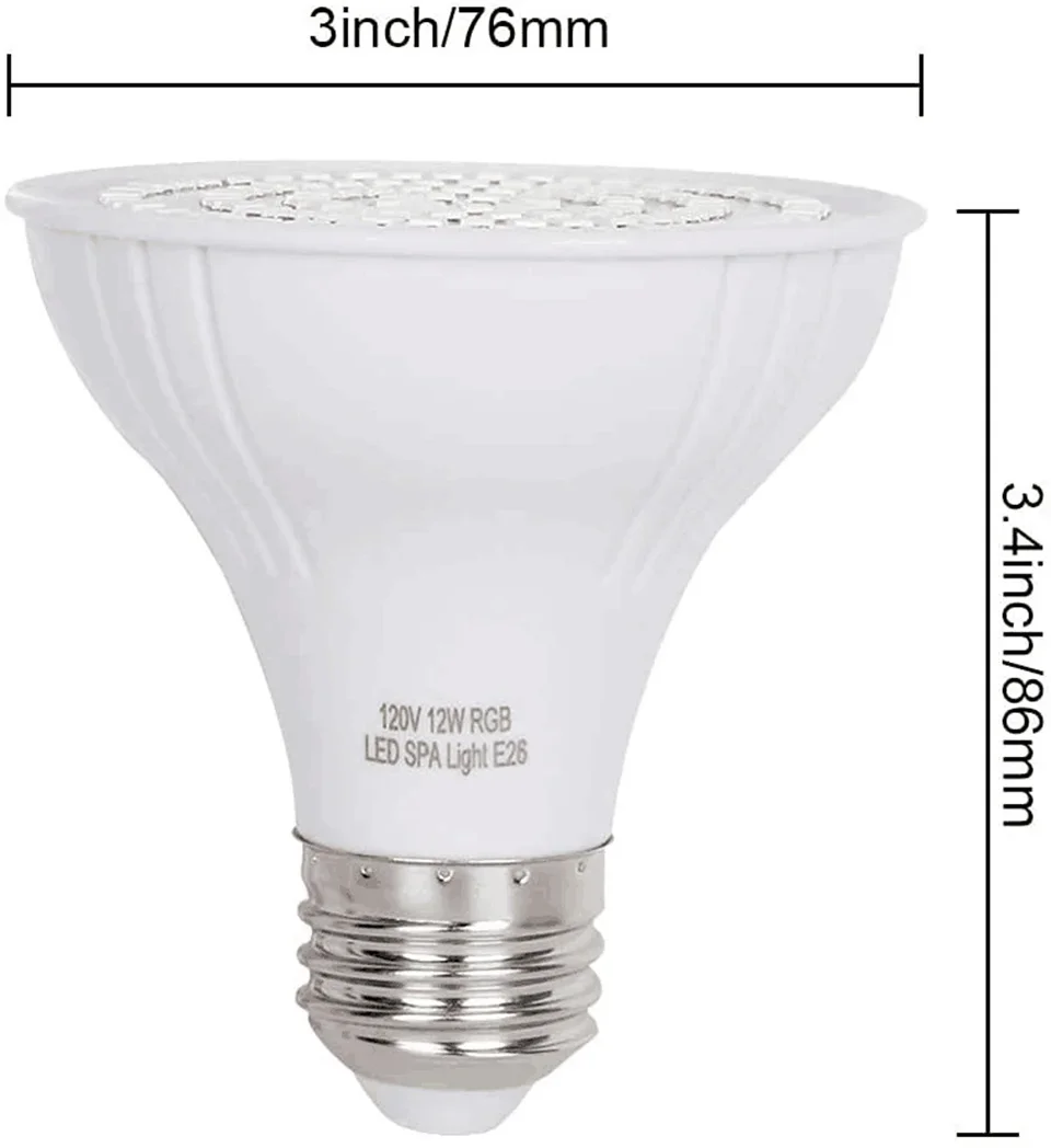 12W SPA Lamp LED Swimming Pool - đánh giá và giá Xy Spa & Wellness