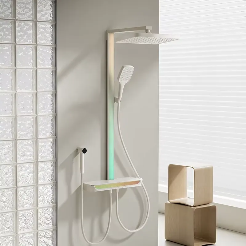 Brass Digital Waterfall Shower - đánh giá và giá Spa&Wellness Earth City Шелепиха